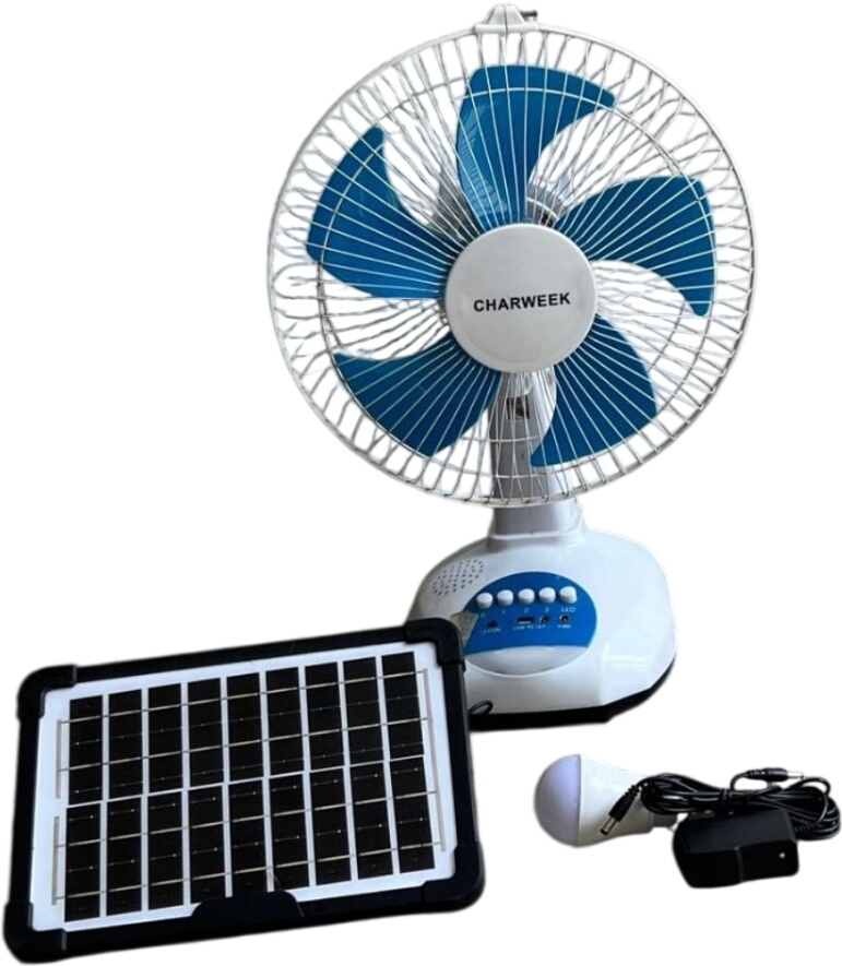 Solar Fan with Light