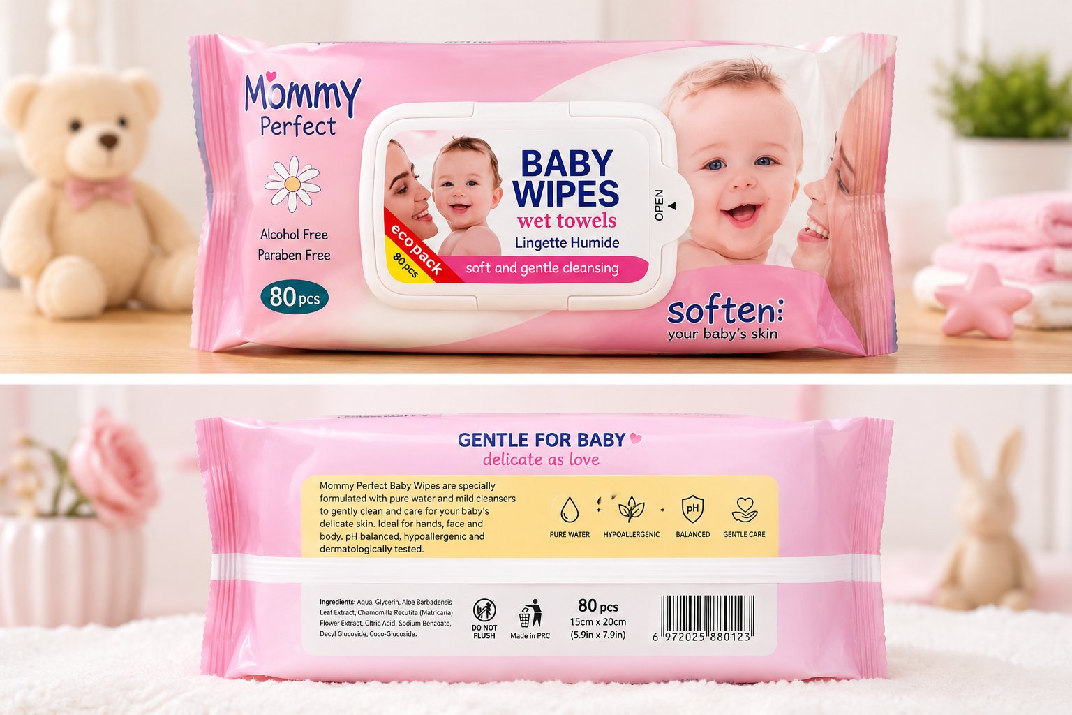 Gentle Baby Wipes
