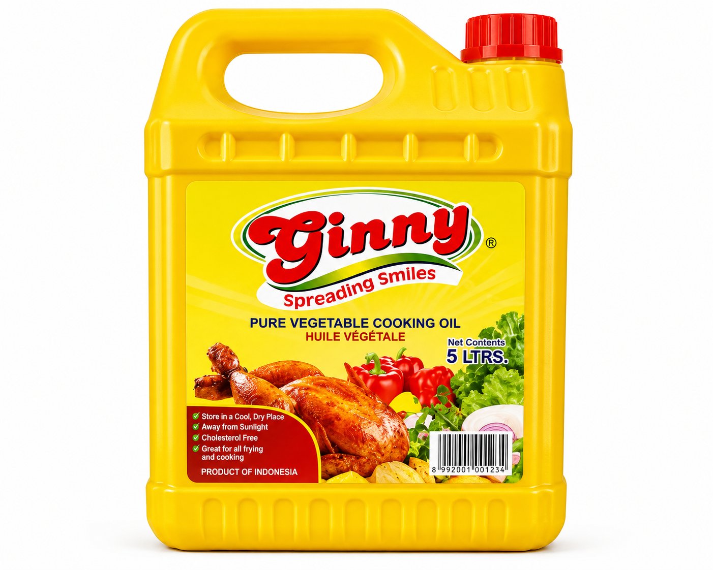 Pure Vegetable Cooking Oil - 5L