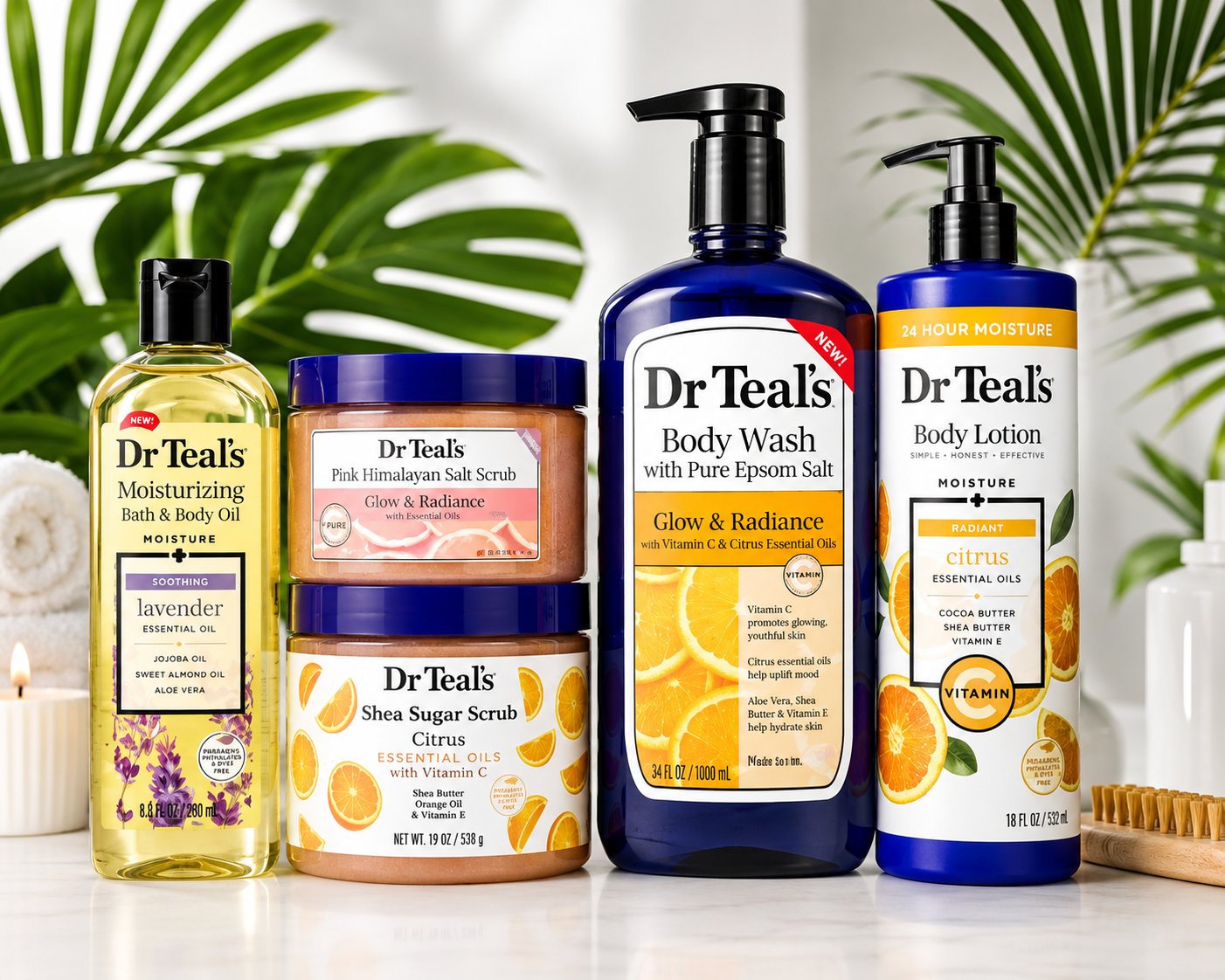 Dr Teal’s Body Care Pack – Hydration & Radiance