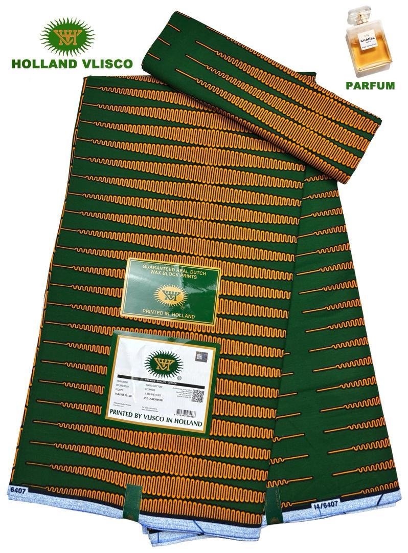 Original Vlisco Wax Fabric - 6 Meters