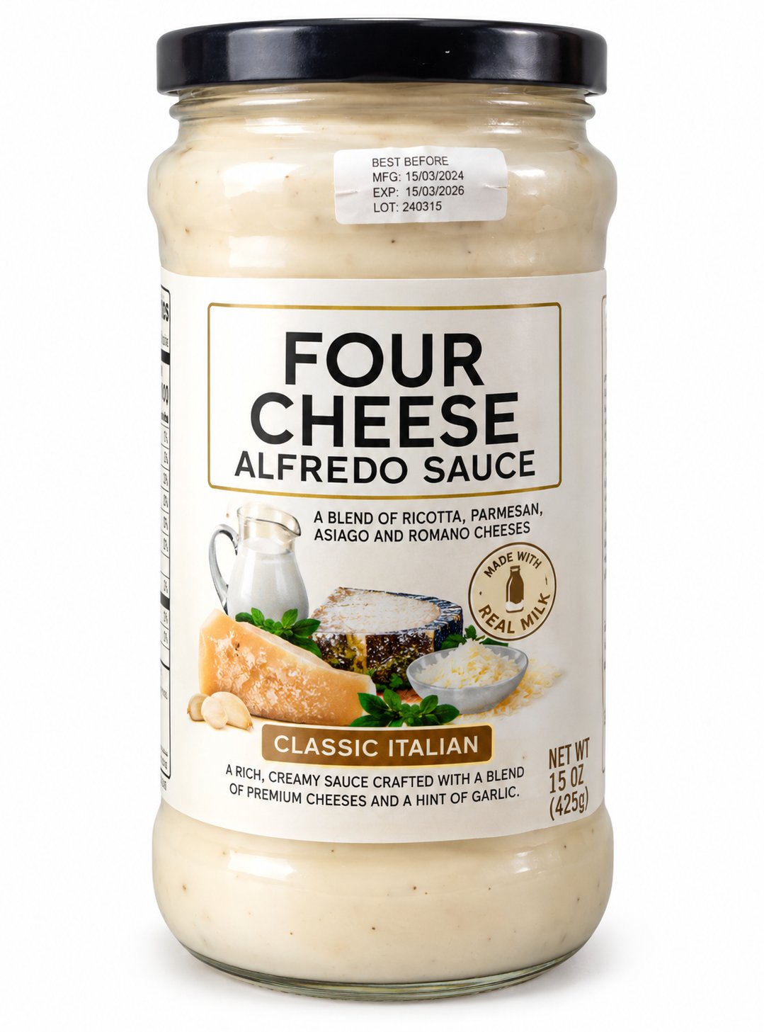 Four Cheese Alfredo Sauce