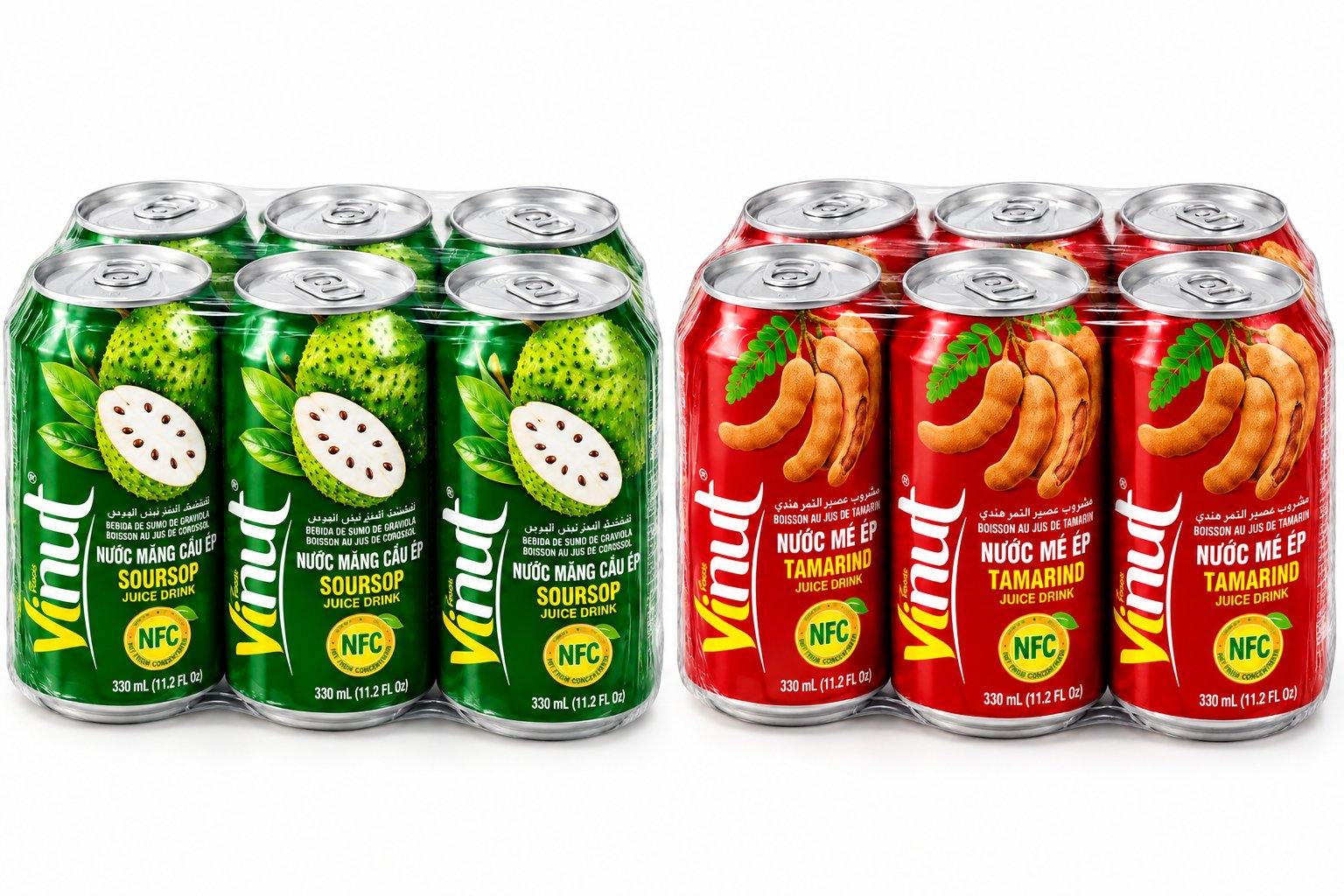 Vinut Fruit Juice Drink - 330ml (12-Pack)