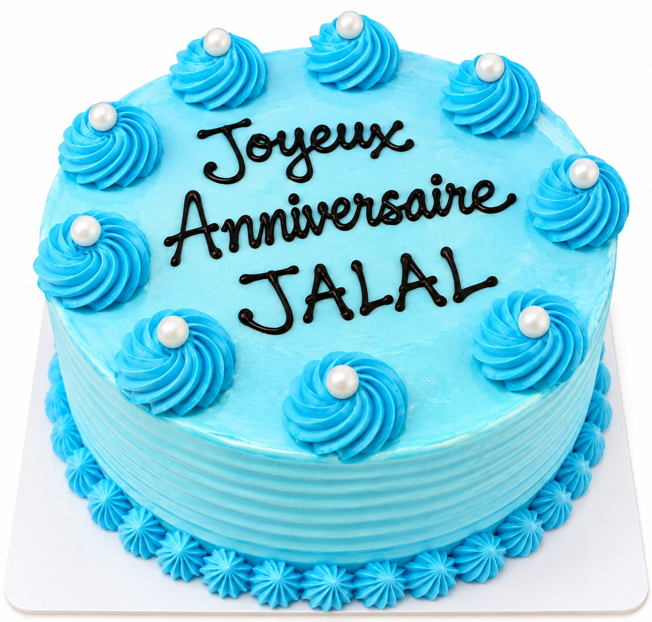 Blue Celebration Cake