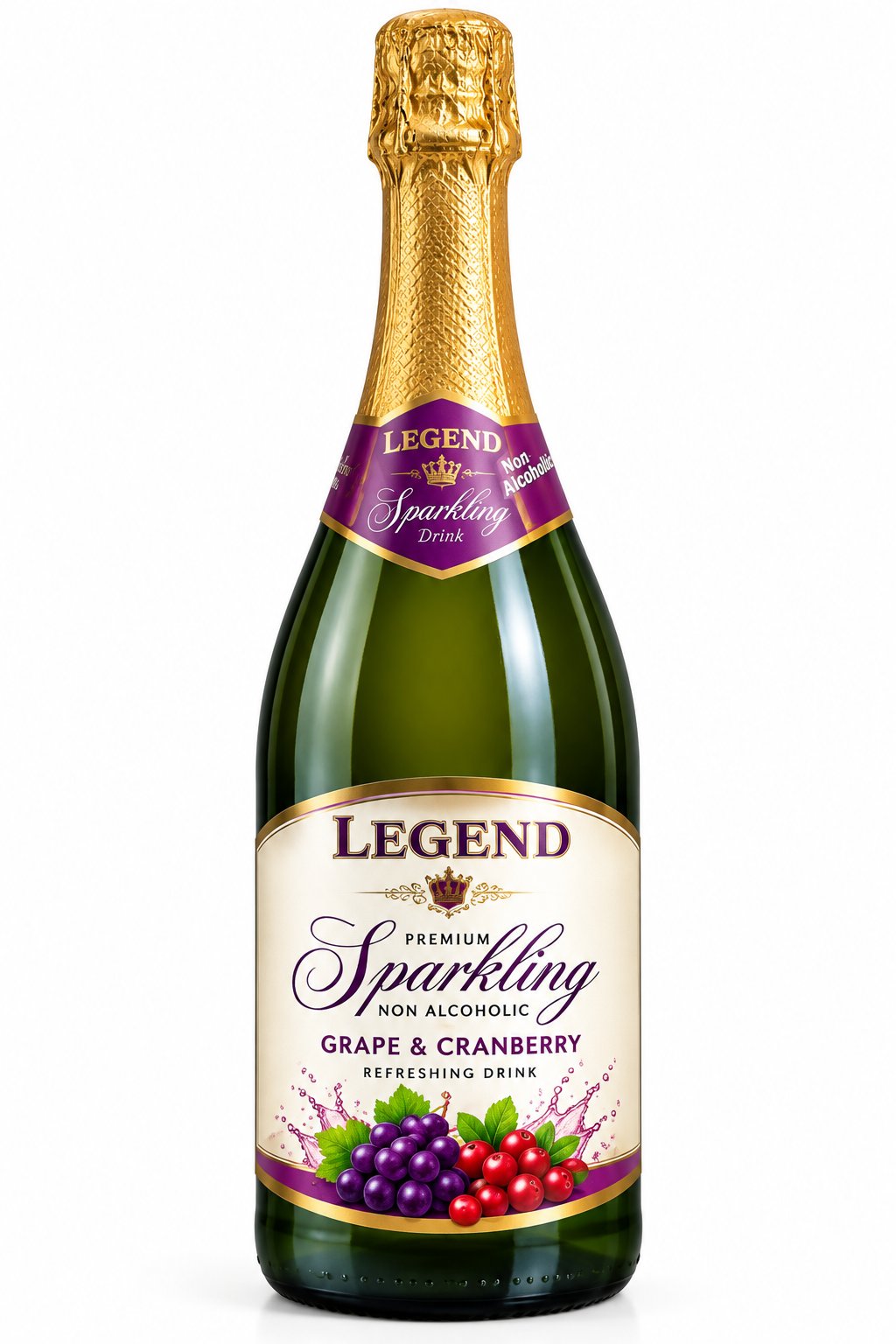 Legend Grape & Cranberry Sparkling Drink