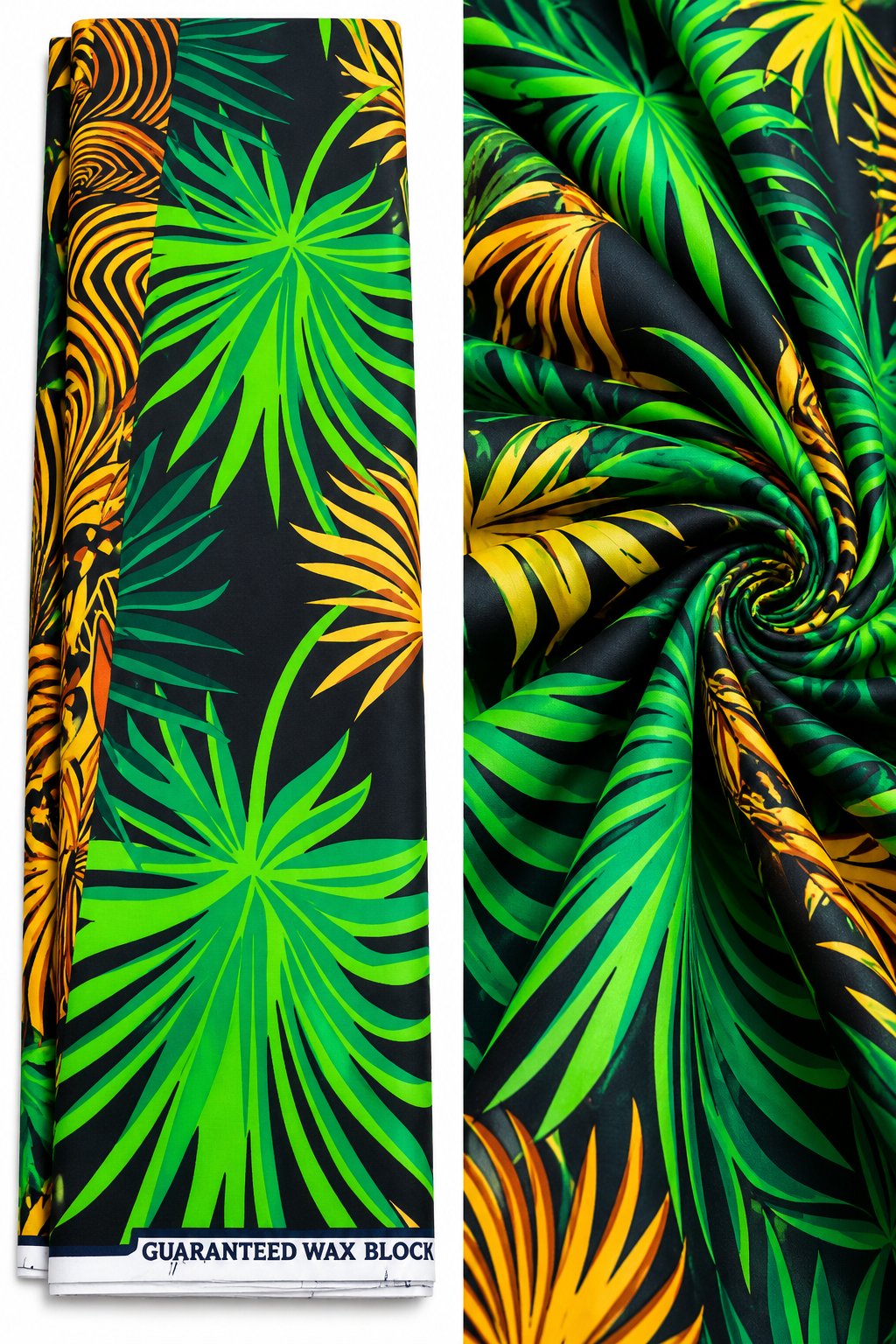 Wax Fabric with Patterns