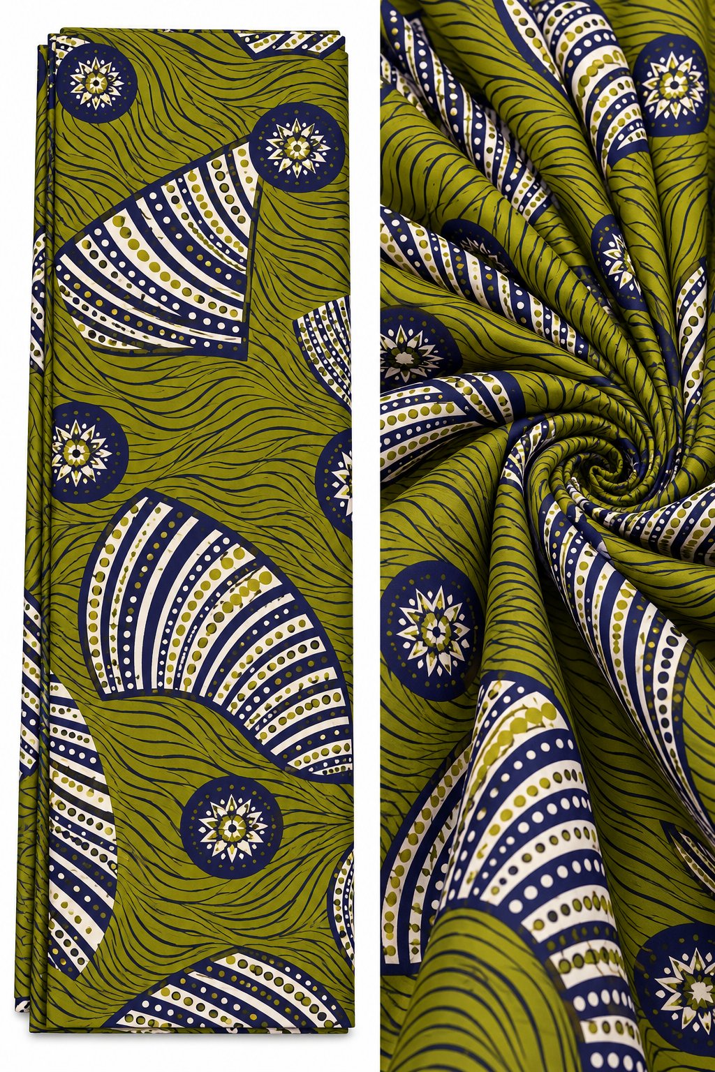 Multicolored Wax Fabric