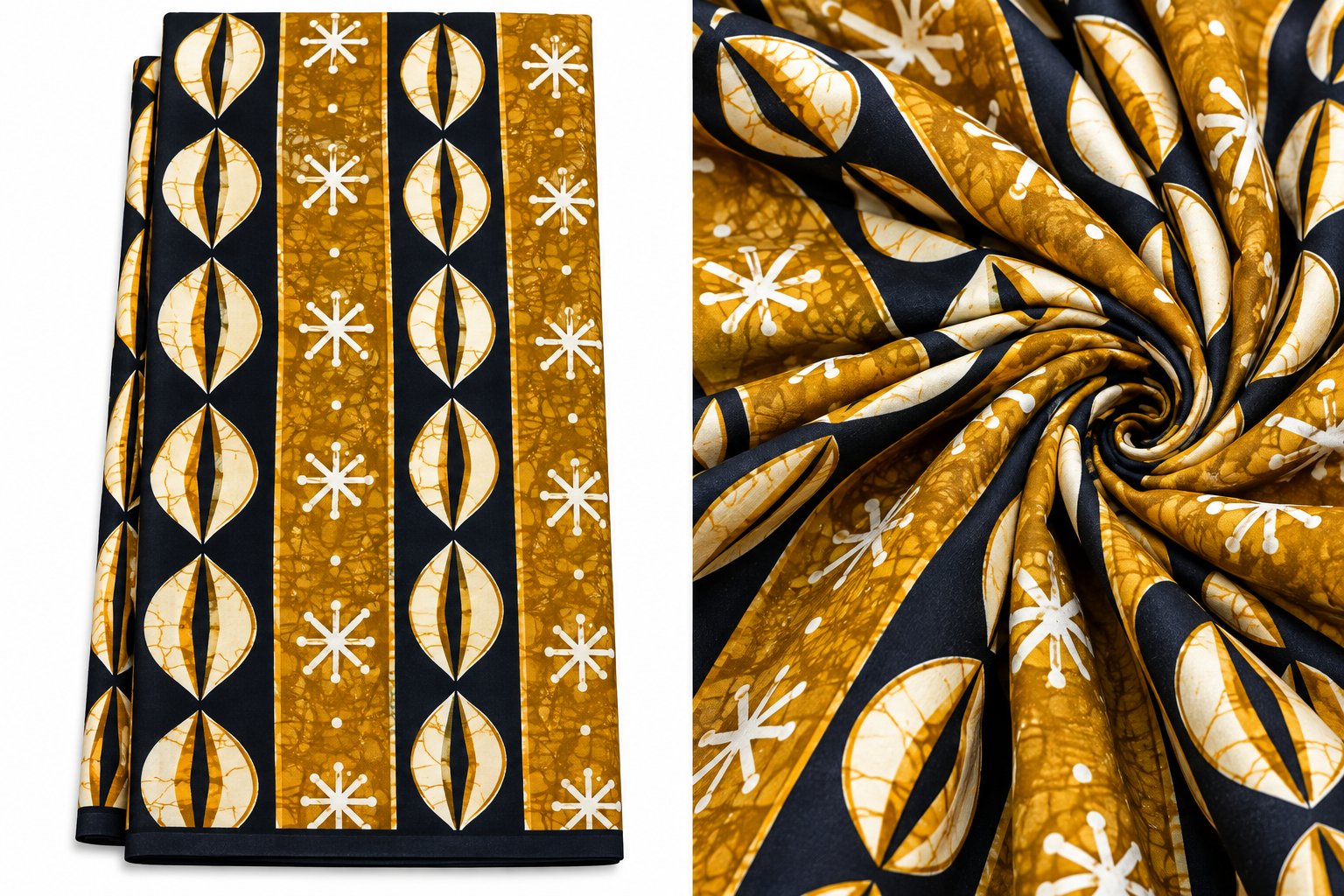 African Printed Wax Fabric