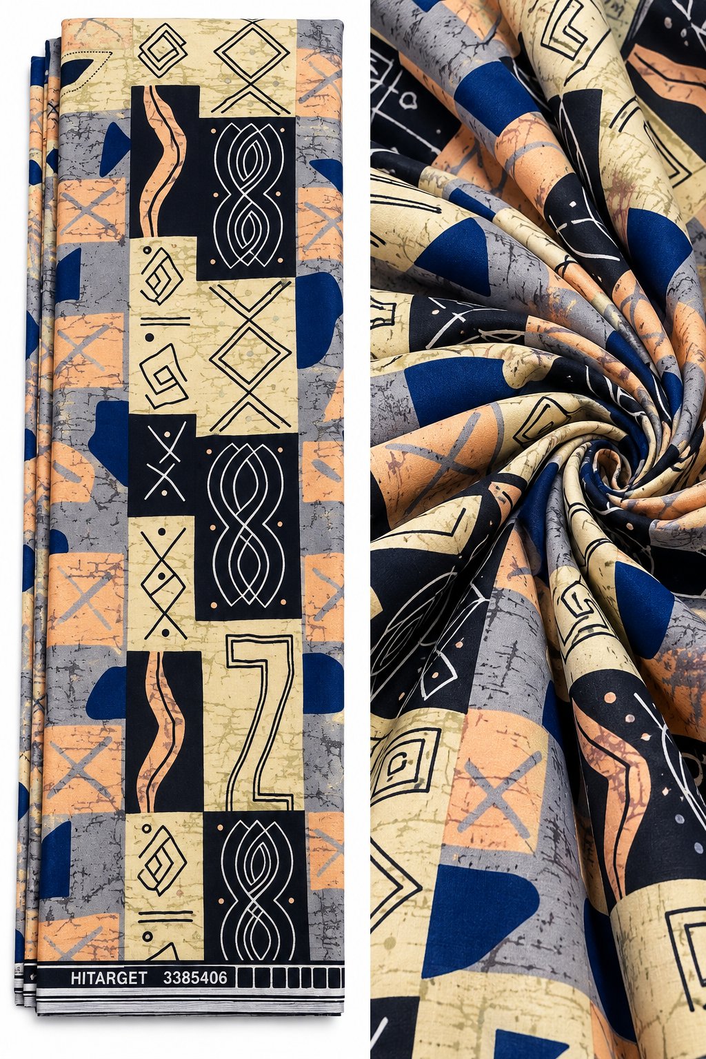 Colored Wax Fabric
