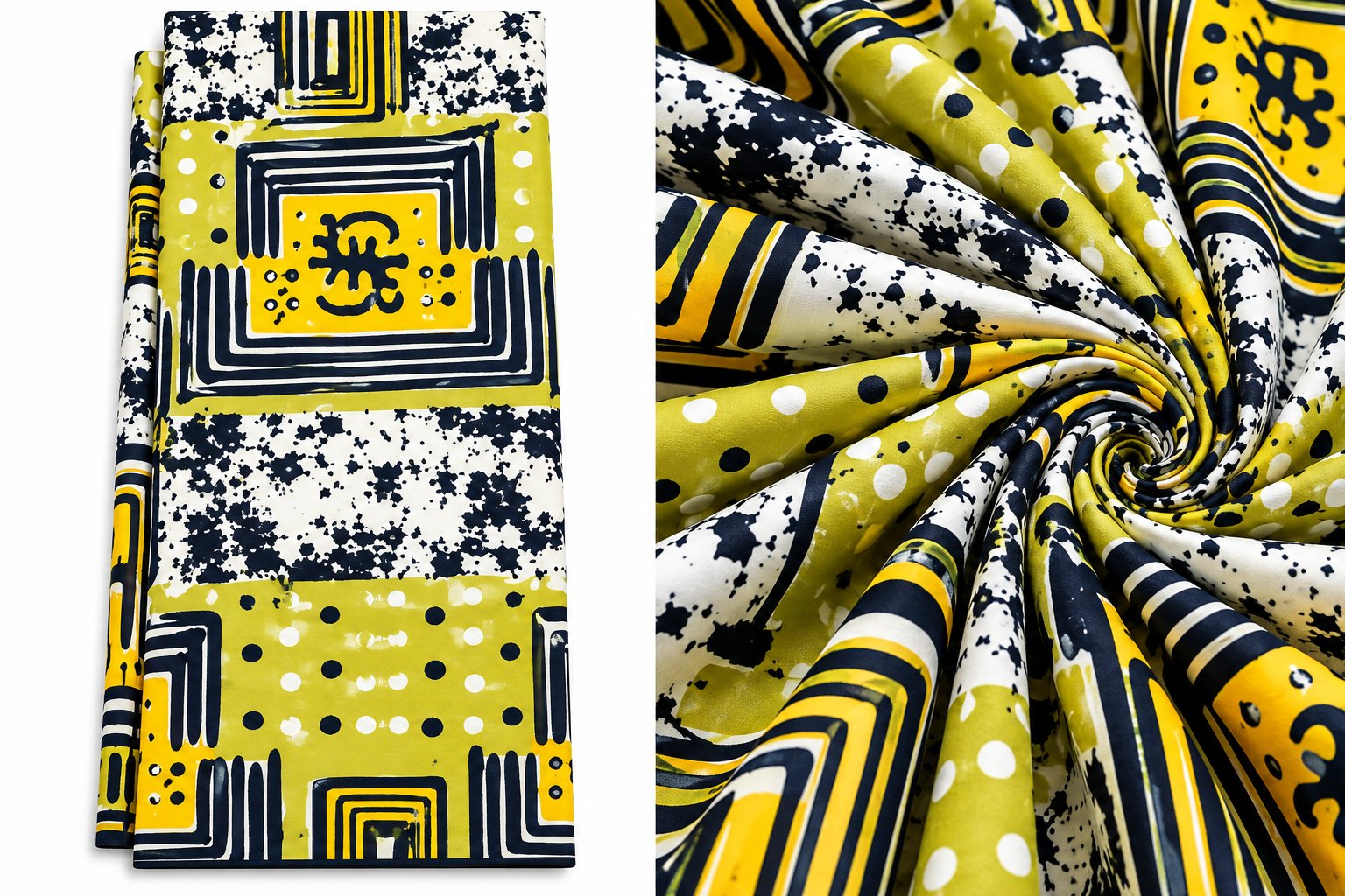 African Printed Wax Fabric