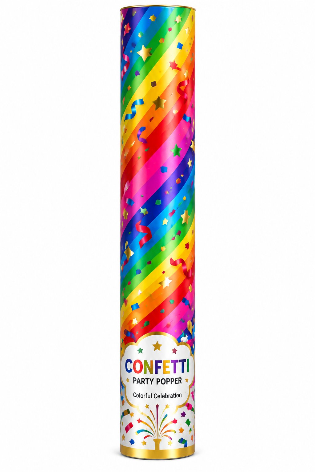 Rainbow Celebration Confetti Popper