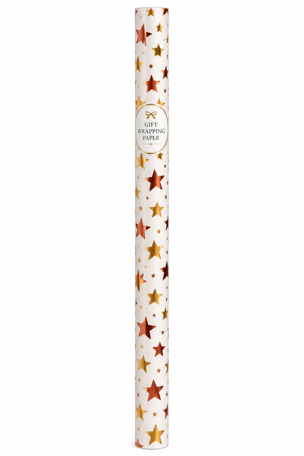 Gold Star Gift Wrapping Paper
