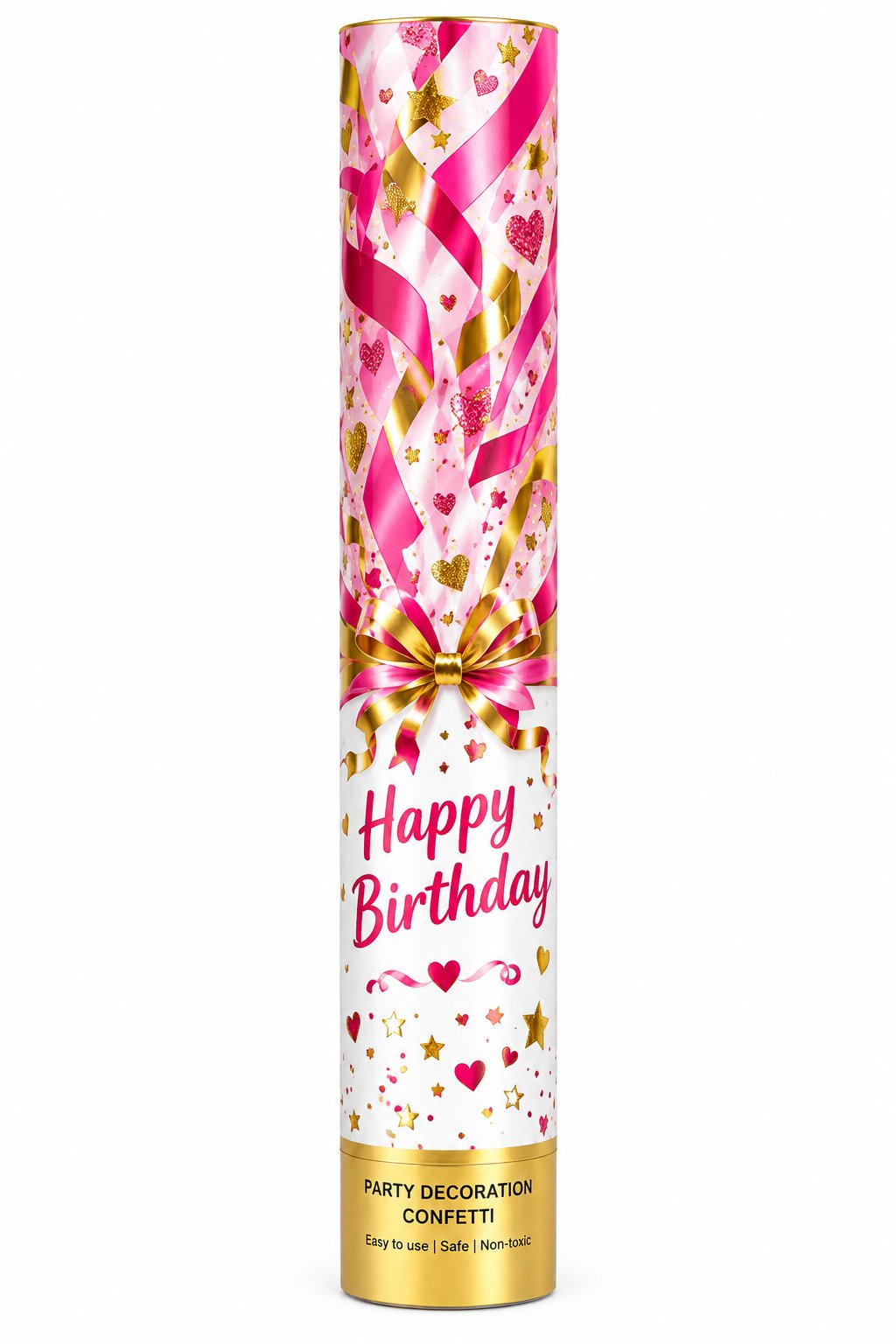 Birthday Heart Confetti Popper